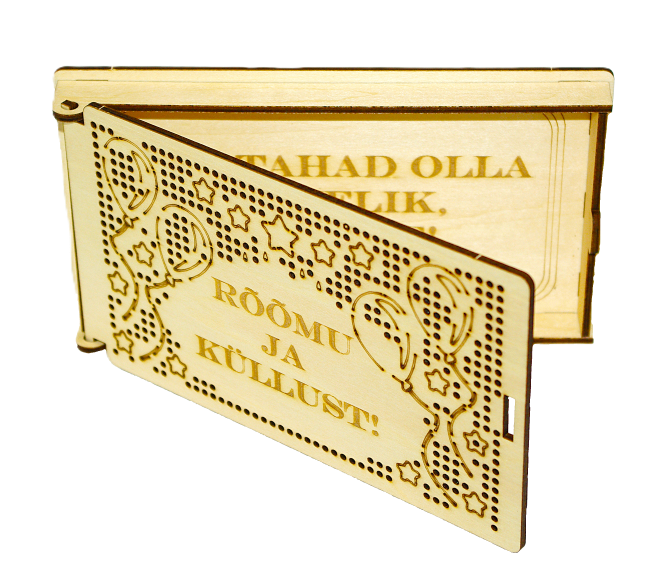 Kinkekaardi "ümbrik" šokolaadiga - Image 2